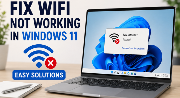 Fix WiFi Not Working in Windows 11