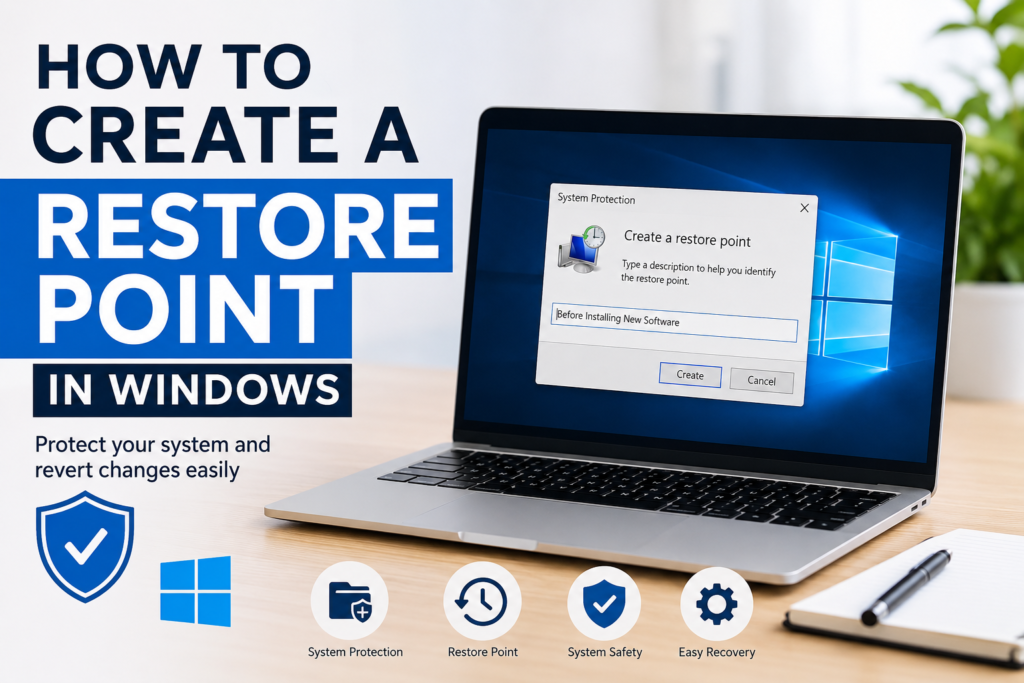 How to Create a Restore Point in Windows