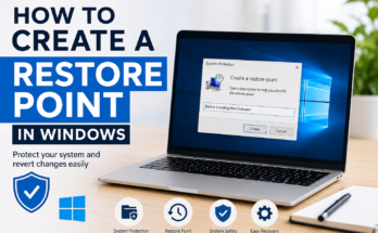 How to Create a Restore Point in Windows