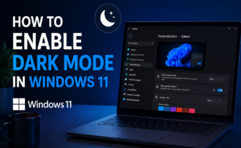 How to Enable Dark Mode in Windows 11