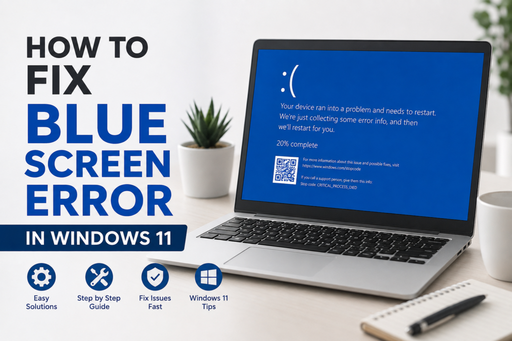 How to Fix Blue Screen Error in Windows 11