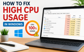 How to Fix High CPU Usage in Windows