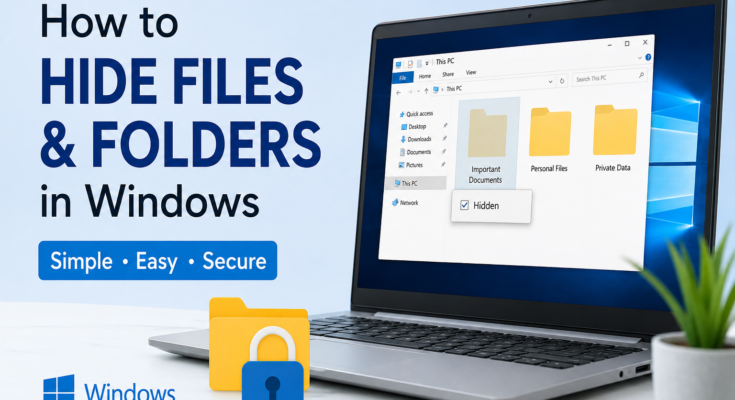 How to Hide Files and Folders in Windows