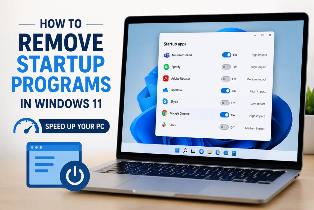 How to Remove Startup Programs in Windows 11