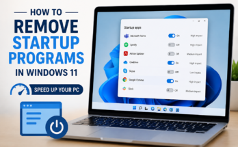 How to Remove Startup Programs in Windows 11