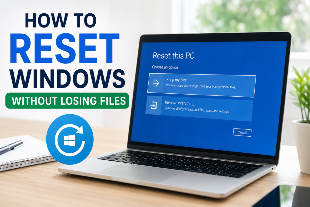 How to Reset Windows Without Losing Files