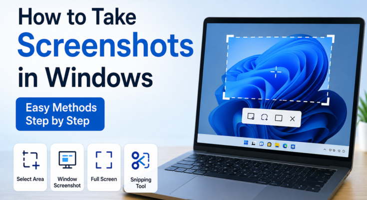 How to Take Screenshots in Windows