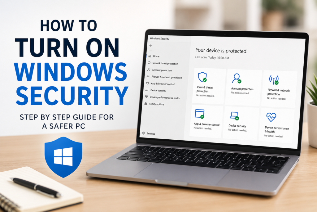 How to Turn On Windows Security